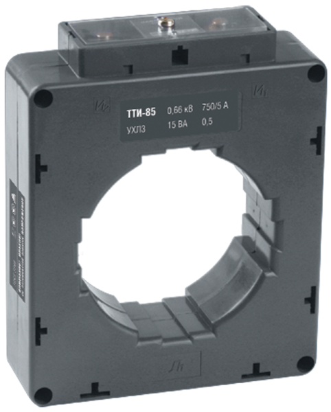 Трансформатор тока ТТИ-85 750/5А 15ВА 0,5 IEK