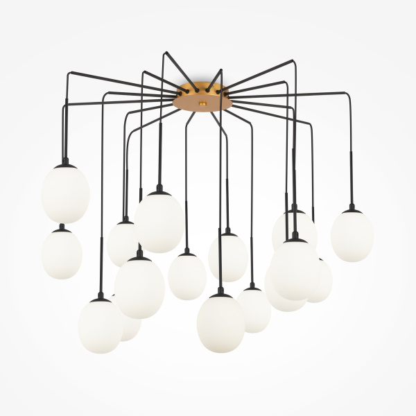 Подвесной светильник 16*G9 40Вт Золото IP20 Branch MOD176PL-16G Maytoni