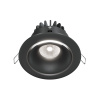 Встраиваемый светильник LED 12Вт Черный IP20 Downlight DL031-L12W4K-D-B Technical Maytoni