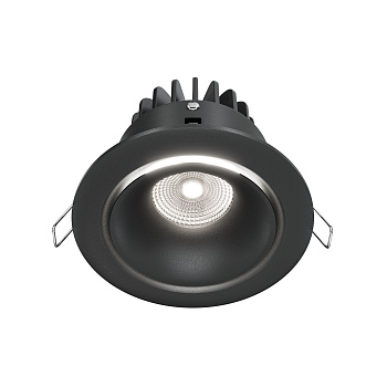 Встраиваемый светильник LED 12Вт Черный IP20 Downlight DL031-L12W4K-D-B Technical Maytoni