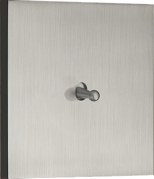 Donel N96 Переключатель на 1 тумблер, Каплевидный, 10AX 250V, Вороненая сталь, серия DT