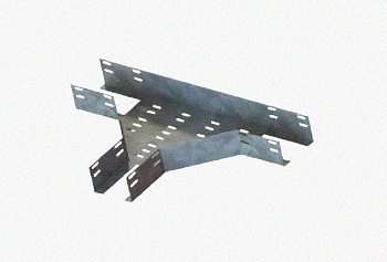 Лоток тройниковый перфорированный ОТ 75х50 УХЛ1, оцинкованный лист, S1,5