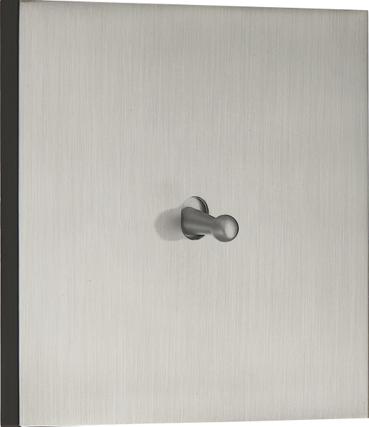 Donel N96 Переключатель на 1 тумблер, Каплевидный, 10AX 250V, Вороненая сталь, серия DT