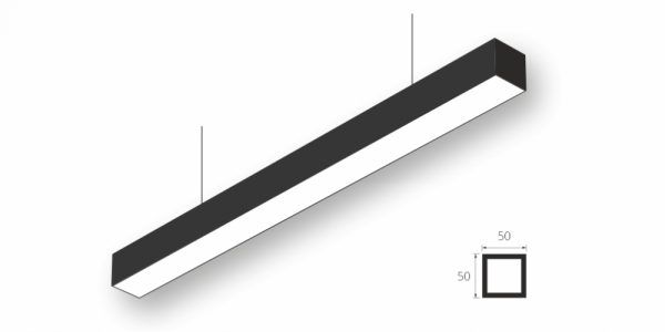 Светильник св/д SMD-Line-R 100W 1000mm 3000/4000/5000K черный 