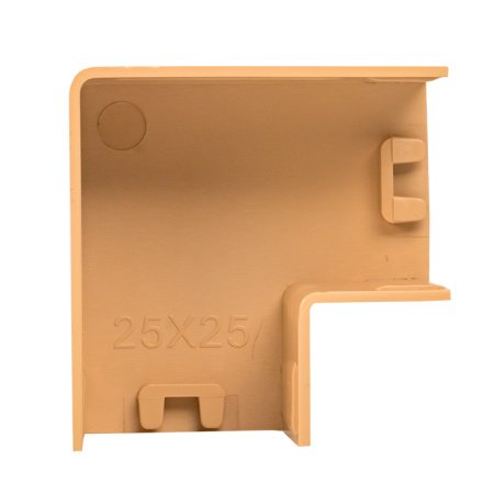 Поворот 90 гр, (25х25) (4 шт) светлое дерево EKF-Plast