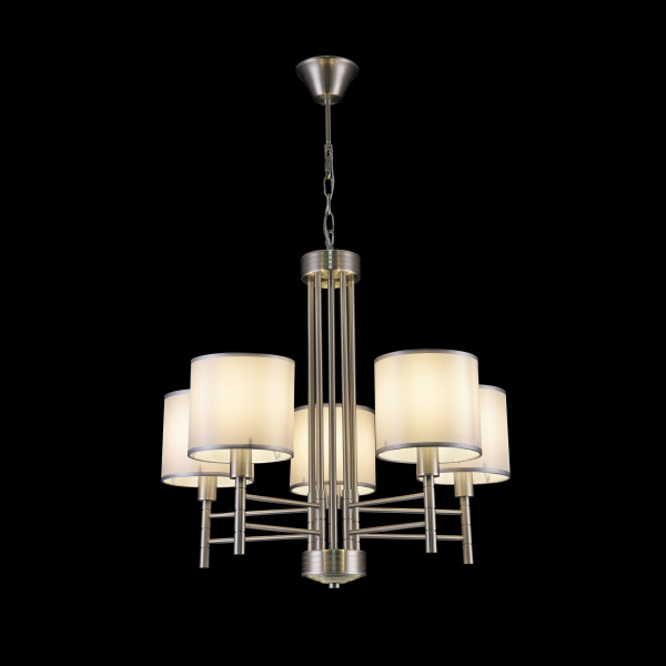 Люстра 5*E14 60Вт Никель IP43 Lika FR5674PL-05N Freya