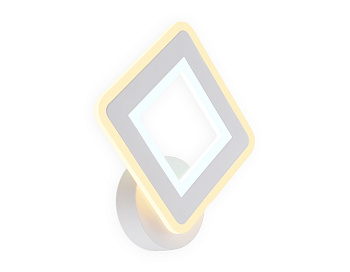 Настенный светодиодный светильник FA871 WH белый 11W 220*250*50 Ambrella Light