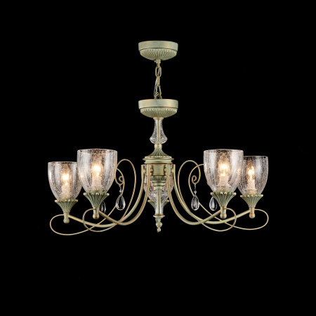 Люстра 5*E14 60Вт Мятное Золото IP20 Sabina RC145-PL-05-MG Maytoni