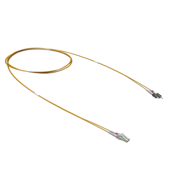 Оптический коммутационный шнур переходной Duplex LC-UPC/ST-UPC, 50/125 OM2, 3 м DKC