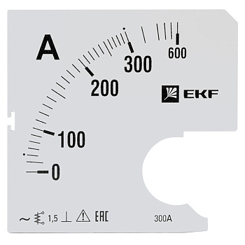 Шкала сменная для A961 300/5А-1,5 PROxima EKF