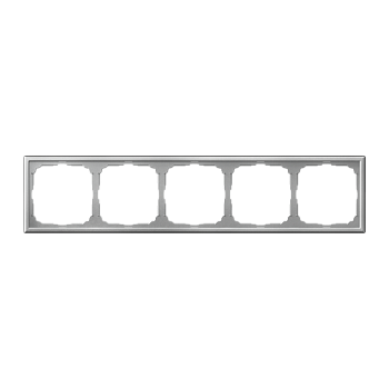 ARTGALLERY 5-постовая РАМКА, универсальная, АЛЮМИНИЙ Systeme Electric