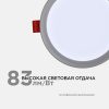 LP-03 Светодиодная панель встр. с рег. под посадочное отверстие, 6Вт, 500лм, 6500К, Ø100х24мм, круг OGM