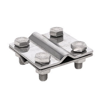 Зажим крестовидный прут-прут (пластина 57x57мм) Ni PROxima EKF