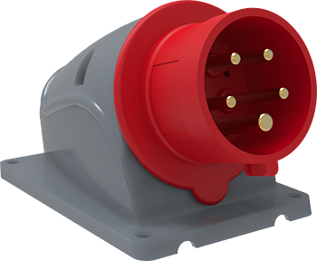 Вилка стационарная ССИ-515 16А-6ч/200/346-240/415В 3Р+РЕ+N IP44 MAGNUM IEK