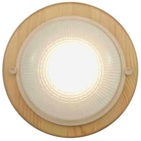 ДБО 03-6-011 Свет-к светодиодный круг клен 6Вт,600Лм,IP54,дерево,алюминий,стекло APEYRON