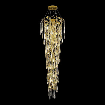 Светильник подвесной Матовое золото/Прозрачный G9 25*40Вт WE186.25.403 WERTMARK