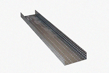 Лоток перфорированный ЛМ 100х65х2000 УХЛ1 без соединителей, оцинкованный лист S1,0