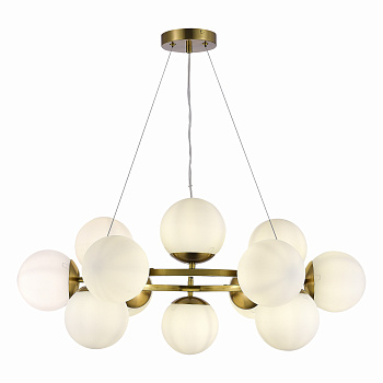 Люстра подвесная Золотистый/Белый E27 12*60Вт SLE1191-203-12 EVOLUCE