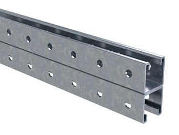 Двойной С-образный профиль 41х41, L1000, 2,5 мм DKC