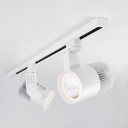 Трековый светодиодный светильник для однофазного шинопровода 20Вт 4200К белый IP20 Accord (a039437) Elektrostandard