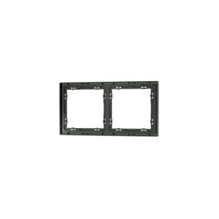 Рамка пластиковая Voltum S70 на 2 поста, (титан)