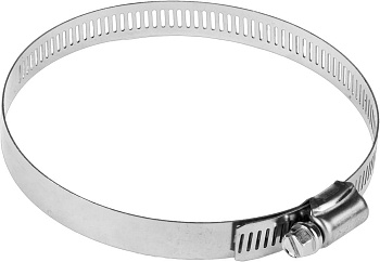 Хомуты НХ-12П, нерж. сталь, просечная лента 12.7 мм, 91-114 мм, 2 шт, Профессионал ЗУБР