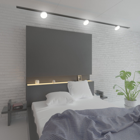 Трековый светодиодный светильник для однофазного шинопровода 12Вт 4200К белый IP20 Pila (a056102) Elektrostandard