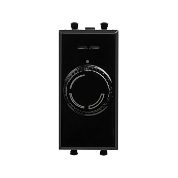 Диммер поворотный модульный, "Avanti", "Черный квадрат", 1 модуль DKC