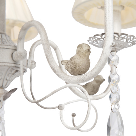 Люстра 5*E14 40Вт Белый с Золотом IP20 Fable FR5122PL-05WG Freya