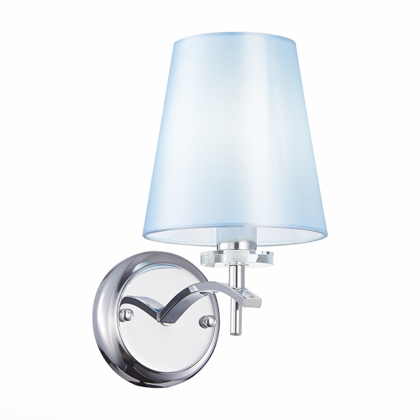 Бра Хром/Светло-голубой E14 1*40Вт SLE105611-01 EVOLUCE