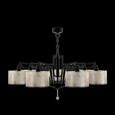 Люстра 7*E14 40Вт Матовый Черный IP20 Hightech 5 M1-07-BM-LMP-Y-6 Maytoni