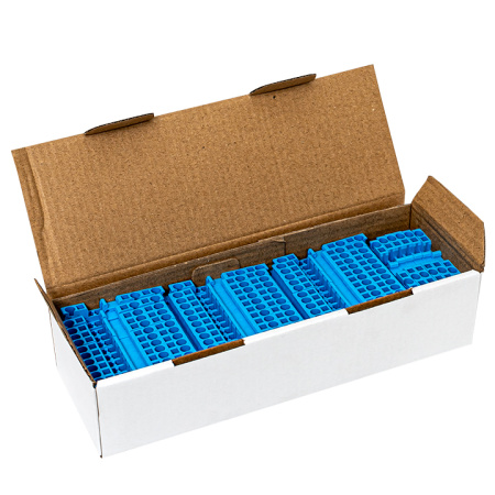 Колодка клеммная пружинная двойная JXB-ST-2,5 24А синяя EKF Колодка клеммная пружинная двойная JXB-ST-2,5 24А синяя EKF