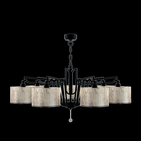 Люстра 7*E14 40Вт Матовый Черный IP20 Hightech 5 M1-07-BM-LMP-Y-6 Maytoni