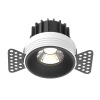 Встраиваемый светильник LED 12Вт Черный IP20 Downlight DL058-12W4K-TRS-B Technical Maytoni