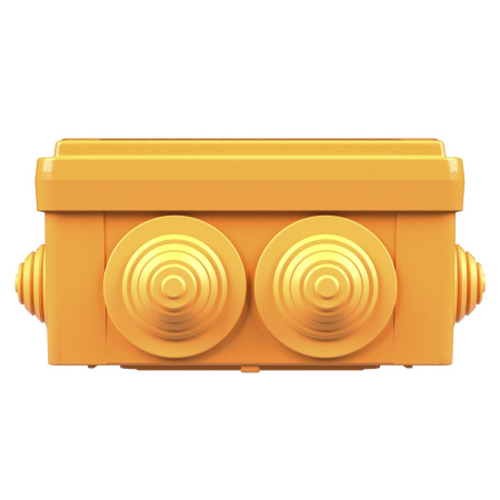 Коробка пластиковая FS с кабельными вводами и клеммниками, IP55,100х100х50 мм, 5р, 450V, 10A, 6 мм2 DKC