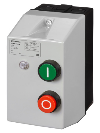 Контактор КМН10960 9А в оболочке с индикатором Ue=220В/АС3 IP54 TDM