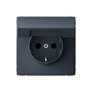 ARTGALLERY РОЗЕТКА с заземл. со шторк. с крышкой, 16А, IP20, механизм, ГРИФЕЛЬ Systeme Electric