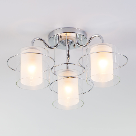 Потолочная люстра с плафонами 3*E27 40Вт хром IP20 (30160/3 хром) Eurosvet