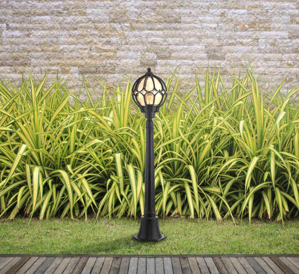 Ландшафтный светильник 1*E27 60Вт Золото Антик IP20 Via O023FL-01G Outdoor