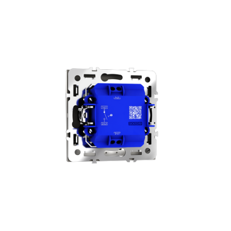Выключатель встраиваемый Voltum S70 одноклавишный с подсветкой 10А, (кашемир)
