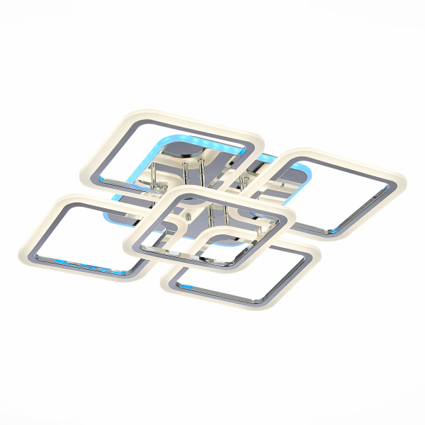 Светильник потолочный Хром/Белый LED 1*140Вт RGB 10Вт 3000-6000К SLE200412-05RGB EVOLED