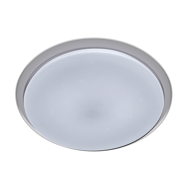 Светильник светодиодный диммируемый SATURN с Алисой, с ДУ, RGB 60 Вт 4500Лм белый Ritter