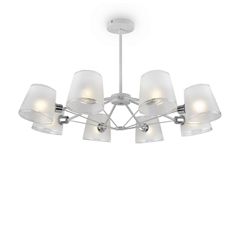 Люстра 8*E14 40Вт Хром IP20 Gino FR5108PL-08CH Freya