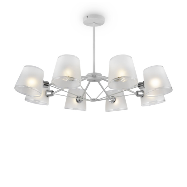 Люстра 8*E14 40Вт Хром IP20 Gino FR5108PL-08CH Freya