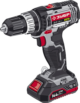 ДШЛ-141 дрель-шуруповерт в кейсе, ЗУБР