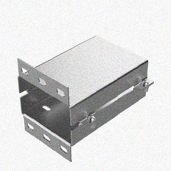 Лоток присоединительный ЛПС 100х80 УТ1,5, нержавеющая сталь, S2,0