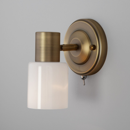 Настенный светильник с плафоном 1*E27 40Вт античная бронза IP20 (20089/1 бронза) Eurosvet