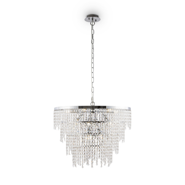 Подвесной светильник 12*E14 60Вт Хром IP20 Noa DIA202PL-12CH Maytoni