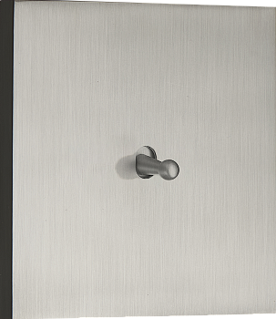 Donel N96 Переключатель перекрестный (с 3-х мест) на 1 тумблер, Каплевидный, 10AX 250V, Вороненая сталь, серия DT