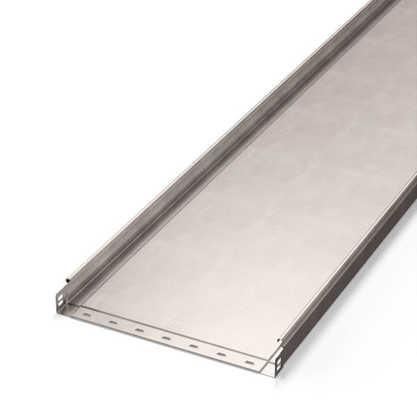 Лоток неперфорированный Стандарт INOX (AISI 409) 400х50х3000 (1,0 мм) (6 м/уп) Промрукав